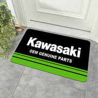 K-Kawasakis Cool Motorcycle Rug for Hallway on the Floor Carpet in the Bedroom Mats Kitchen Foot Mat Carpets Room Rug