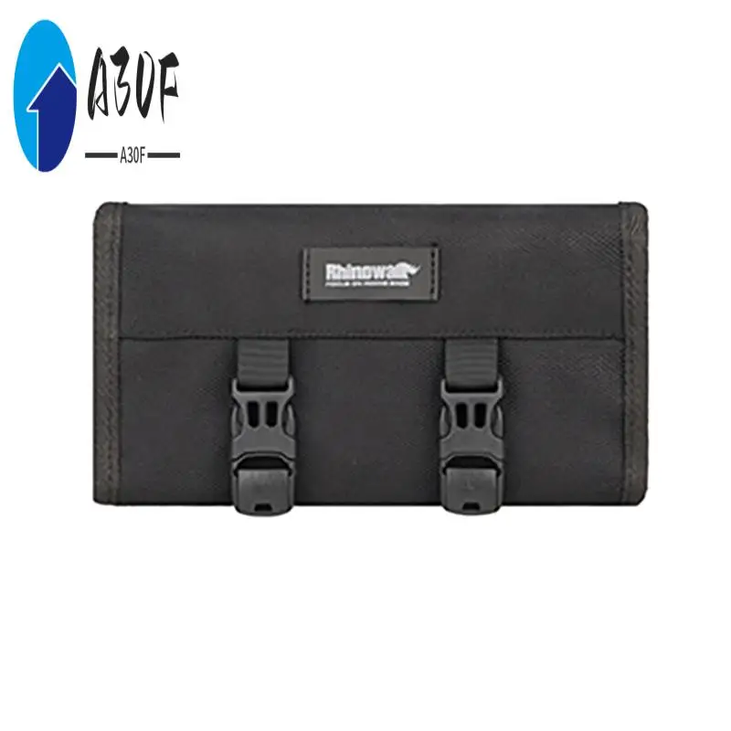 

A30F-Rhinowalk Motorcycle Tool Roll Bag Portable Motor Saddlebags Side Tool Storage Bag Pouch Outdoor Travel Repair Working Tool