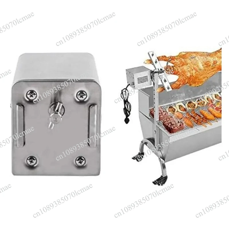 15W-40W Stainless Steel BBQ Rotisserie Motor 160KG Electric Roaster Barbecue Motor EU/US/AU Plug Outdoor Rotisserie Kit