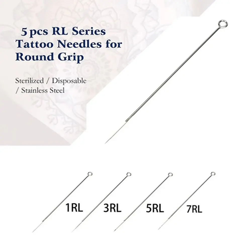 Disposable Sterilized Professional Stainless Steel Tattoo Shader Beauty Needles Tattoo Needles Tattoo Accessories