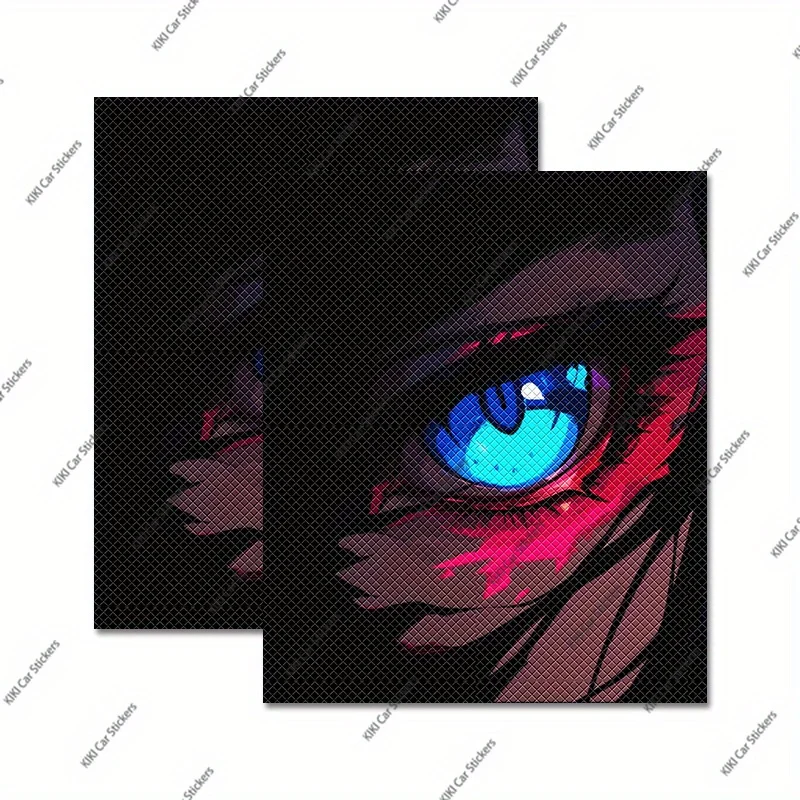 2Pcs/Set Cool Anime Handlebar Vinyl Sticker Waterproof Sun Protection Decal for Motorcycle Ebike Bike JDM Decor