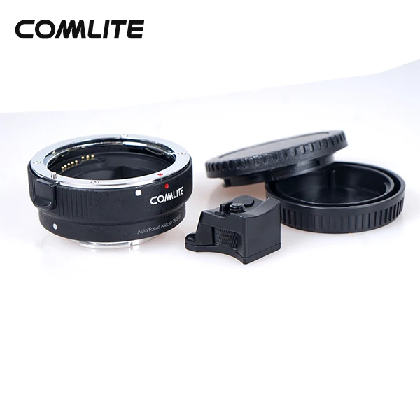 Adaptor Dudukan Lensa Fokus Otomatis Commlite CM-EF-NEX untuk Lensa Canon EF untuk Digunakan untuk Kamera Dudukan Sony NEX