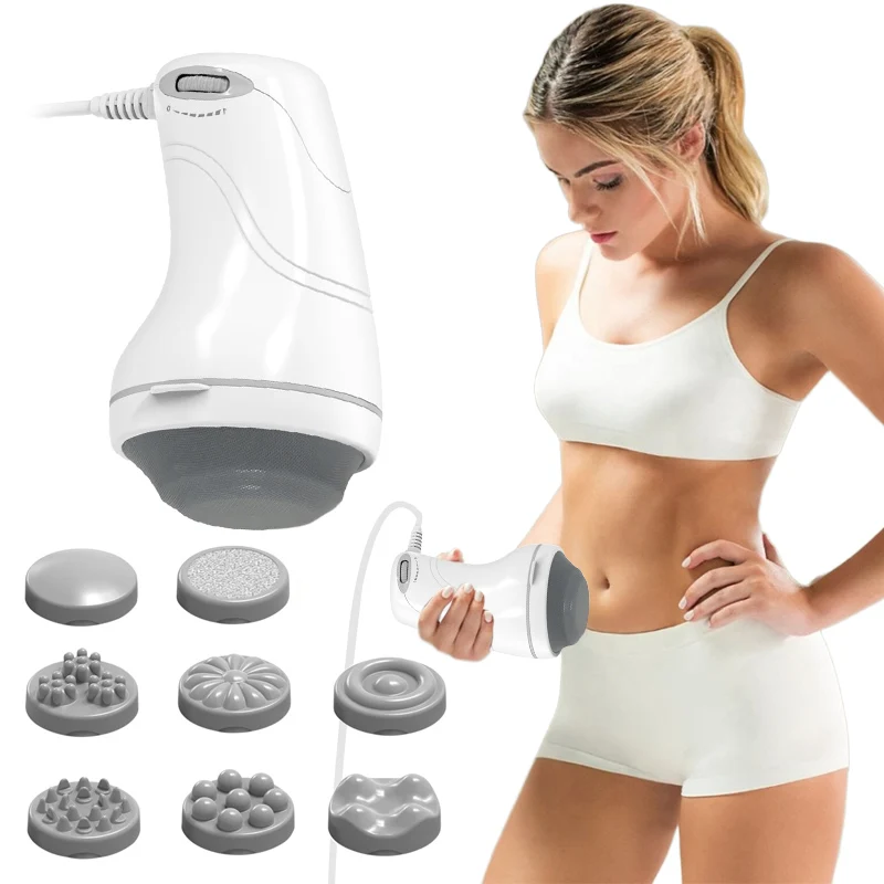 Home Appliance Massager, Multifunctional Household Massager, Abdominal Massage, Unisex, Full-Body Comfort Massager, Adjustable Multi-Speed Massage, Equipped with 8 Massage Heads, Suitable for Full-Body Relaxation, Muscle Relaxation, Ideal Gift for Friends and Loved Ones