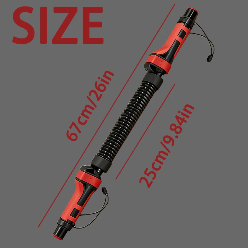 Arm Strength Fitnes Enhancement Stick Device Power Twister Bar for Indoor Home Fitness Equipment Muscle Exercise Spring Stick
