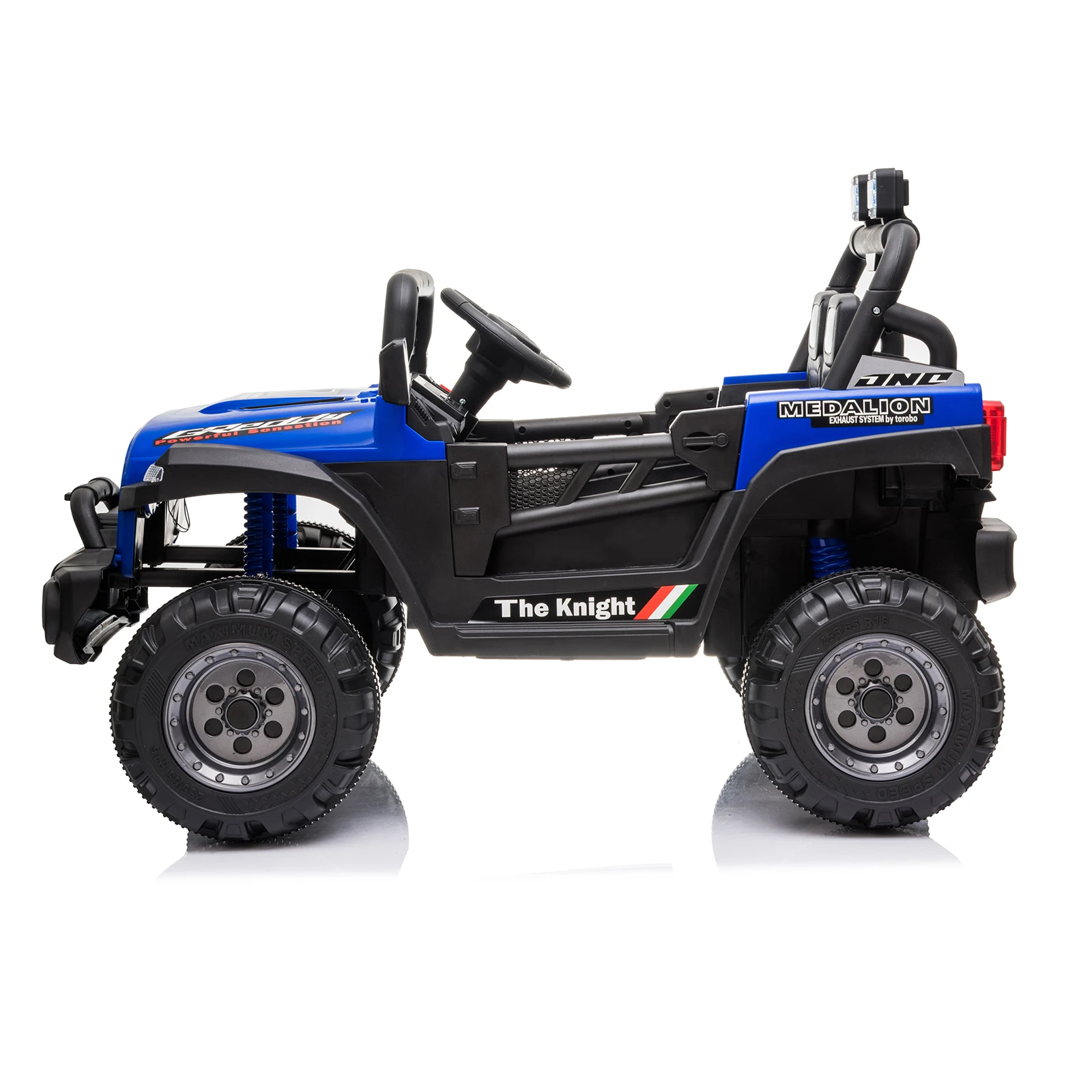 BBH-016 Doppel antrieb 12v 4,5 a. h mit 2,4g Fernbedienung Geländewagen blau