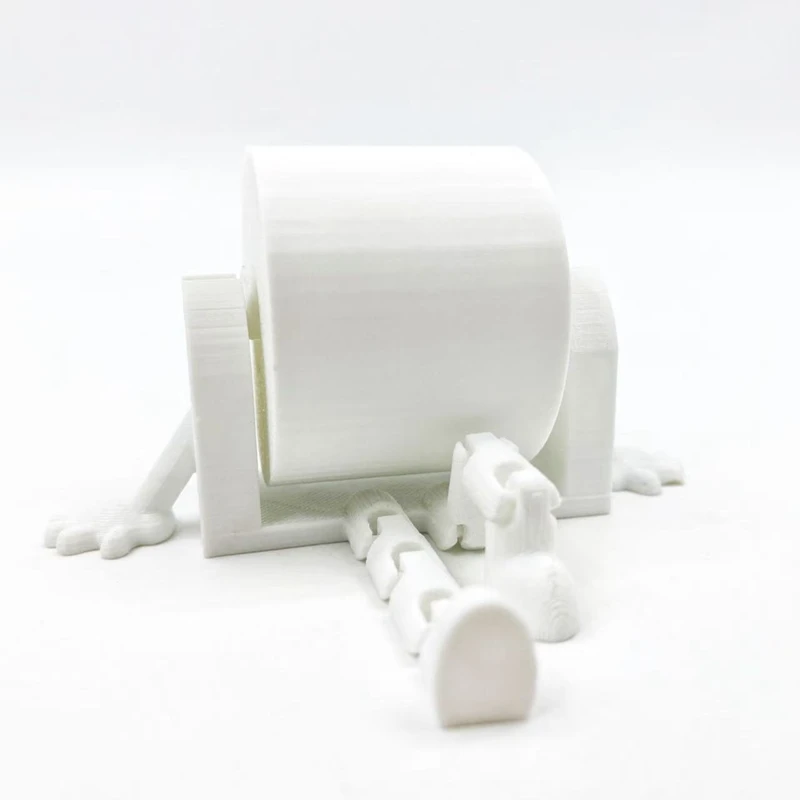 1pc 3D Printed Toilet Paper Holder Ornament, 3D Printed Unique Toilet Paper Holder, Bathroom Decoration, Home Decoration