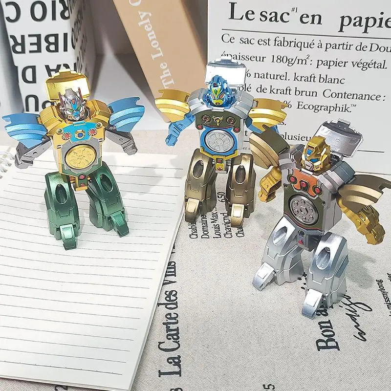 3pcs Transfiguratie Robot Fidget Spinner Speelgoed Scholieren, beoordenaars Anti Stress Angst Drukbestendig Speelgoed Gift