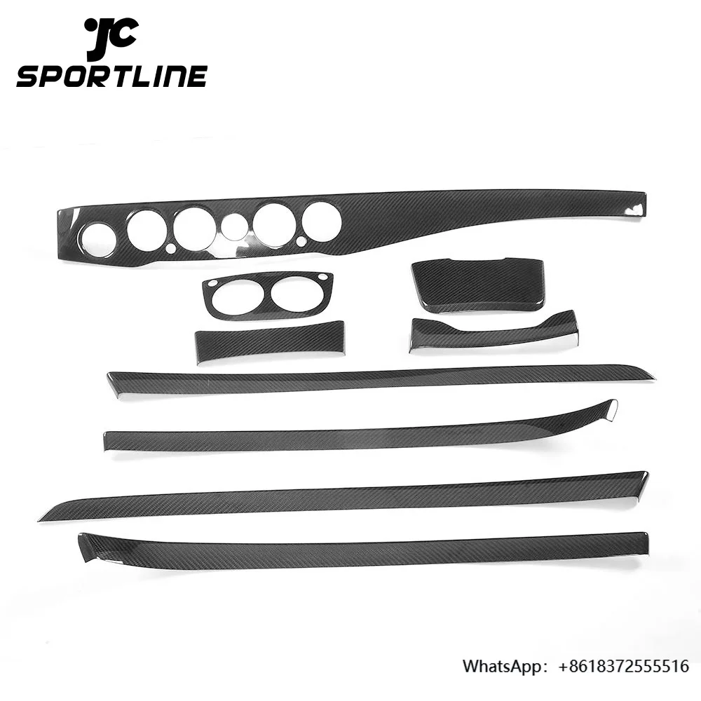 

Real Carbon Fiber Auto Parts Car Interior Decoration Trims for Mercedes W222 S Class 2015up 9pcs/set