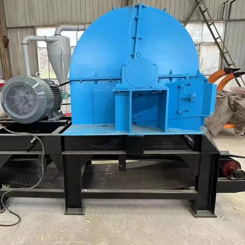 High Power 380V Motorized Electric Disc Wood Chipper 3-6T/h Multi-Purpose for Sawdust Making Biomass Fuel Production
