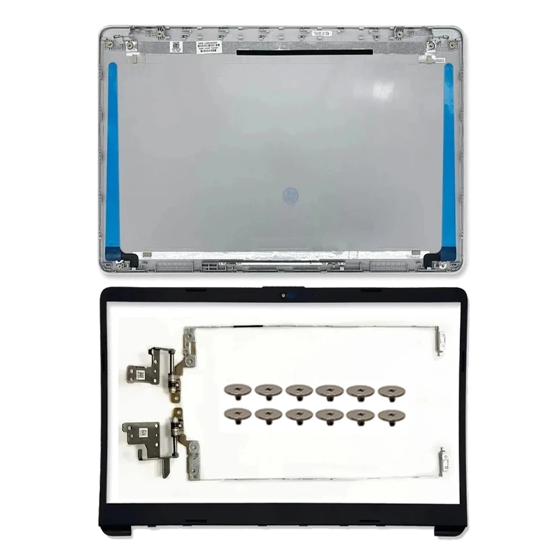 

NEW Laptop for HP 15-DW 15S-DU 15S-DY 15S-DR 250 G8 255 G8 TPN-C139 LCD Back Cover Top Case Front Bezel Hinges Housing Silver