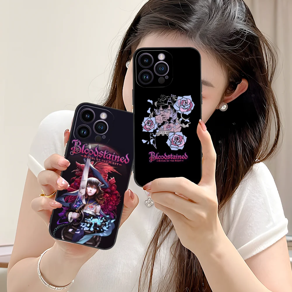 Bloodstained Ritual Phone Case for iPhone 16 15 14 13 12 11 X XR XS 8 7 Pro Max Plus Mini Black Cellphones Cover Smartphone