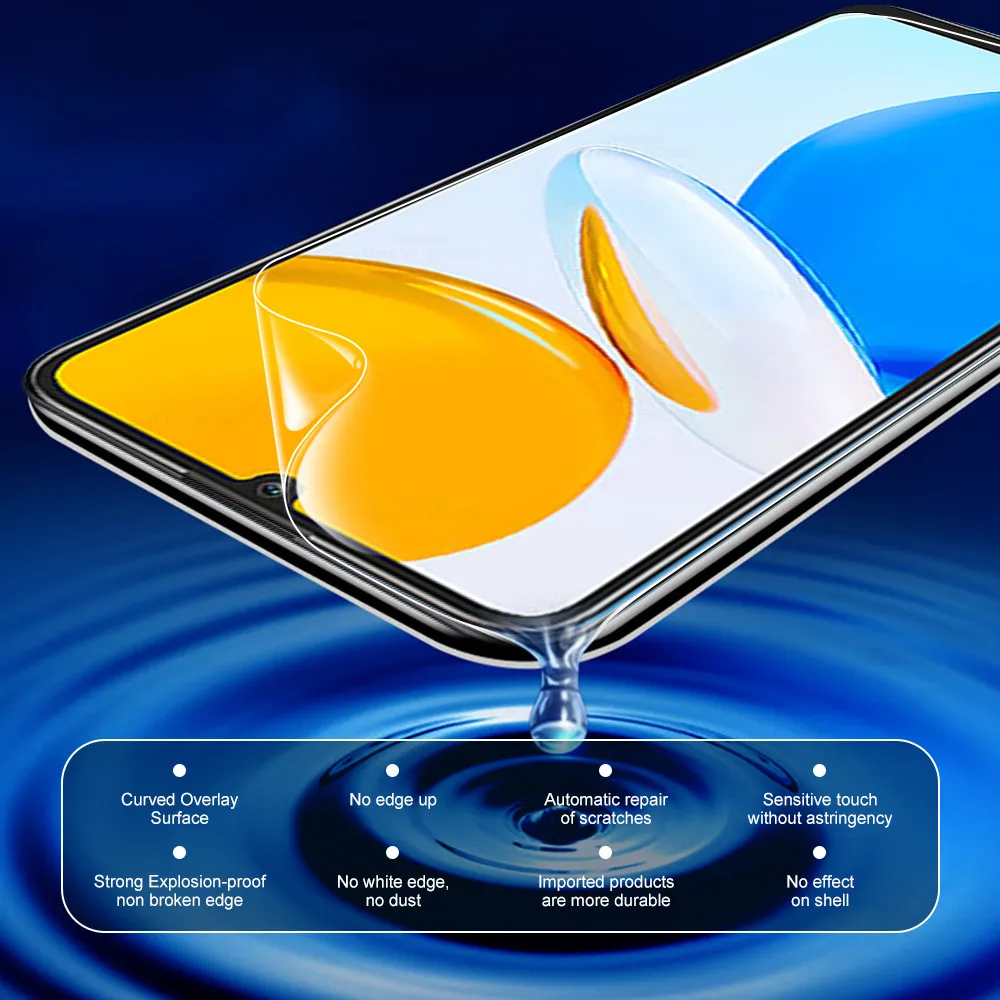 6in1 Hydrogel Soft Film For Honor X7 6.74'' Camera Lens Protector For Honorx7 Honer Honar Xonor X7 X 7 CMA-LX2 Protection Film