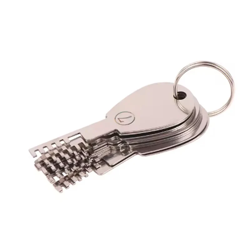 HUK Tools Stainless Steel Comb Lock 9in1 Full Set Repair Tool Bypass Method