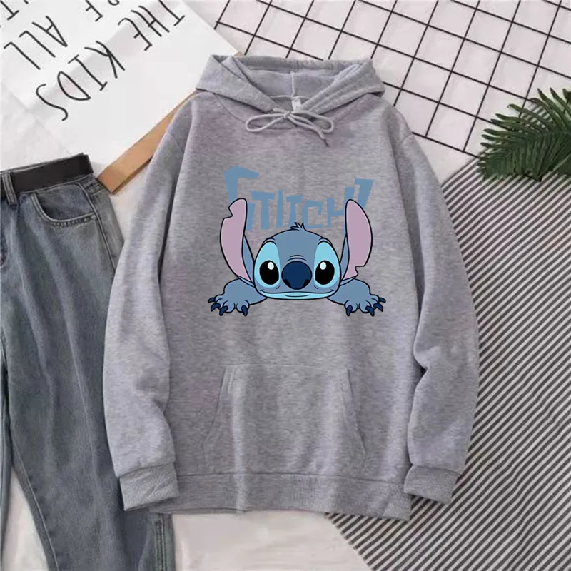 Cute Stitch Women\'s Hoodie Funny Hoodies Printing Cartoon Graphic Sweatshirt Women Harajuku Tops Oversized Autumn Clothes