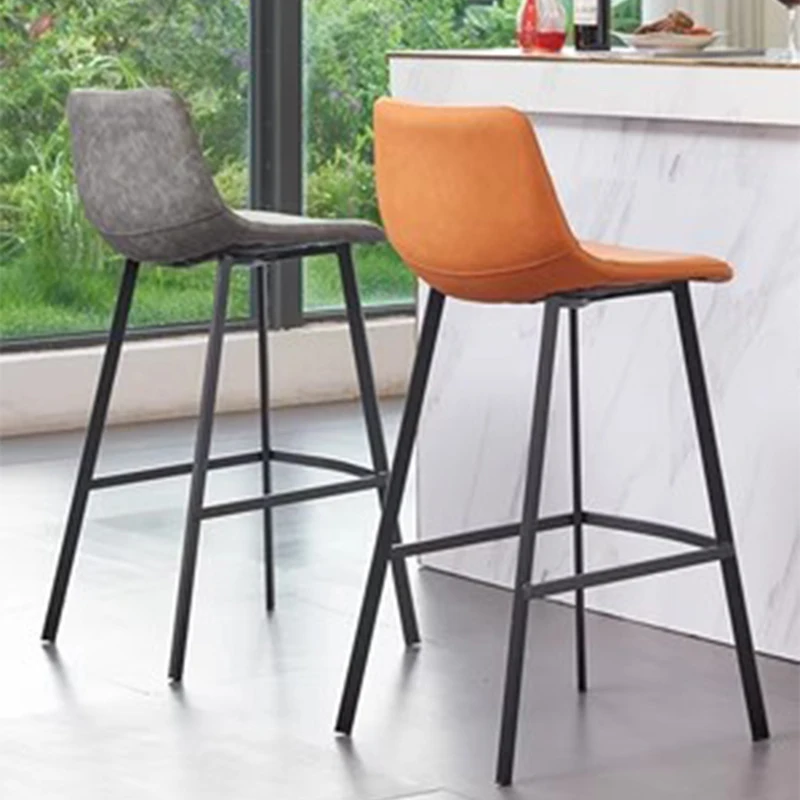 

Retro Metal Bar Stools Midcentury Reception Gold Relaxing Bedrooms Bar Chair Garden Library Backrest Barkrukken Home Furniture