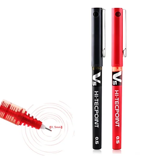 Imagen 2 del producto Rotulador quirúrgico para la piel, 1 piezas, maquillaje permanente, rotulador para Microblading, cejas, labios, tatuaje, suministros para principiantes, rojo/negro