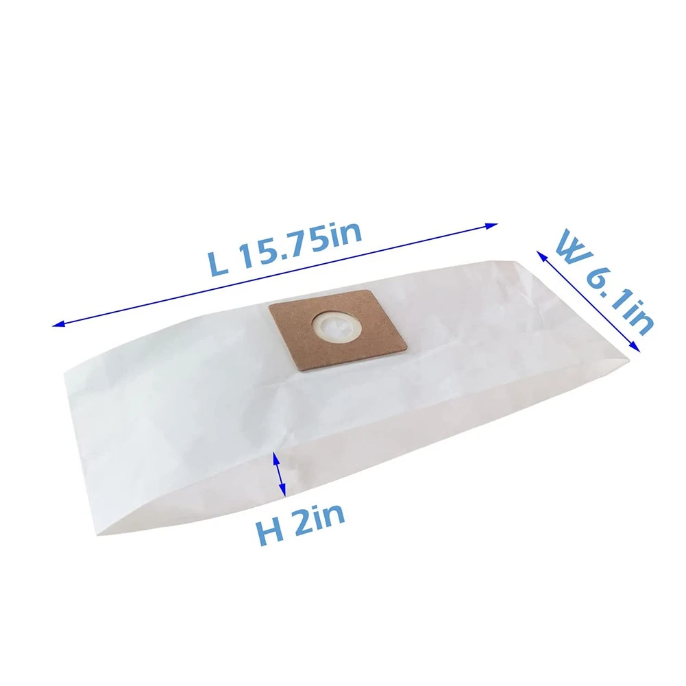 12 Pack 1.5 Gallon Paper Dust Bag Compatible with Shop Vac 1-1.5 Gallon Disposable Filter Bag 90667 Type A 9066700