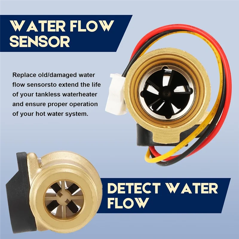 Water Flow Sensor สําหรับ Girard GSWH-2 เครื่องทําน้ําอุ่น Tankless เครื่องทําน้ําอุ่น 2022107584-BAAQ