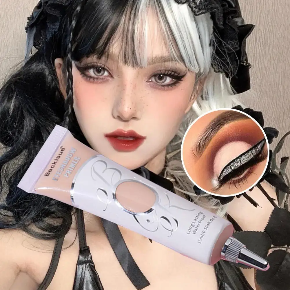 Eyeshadow Eyes Primer Long Lasting Waterproof Eye MakeUp Easy To Color Base Makeup 24 Hours Waterproof Matte Eyeshadow Primer