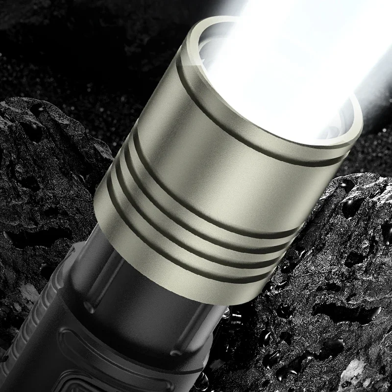 

High Power XHP360 Led Flashlight Rechargeable Torch 60W Usb Powerful Tactical Flash Light Zoomable Lantern Waterproof Hand Lamp
