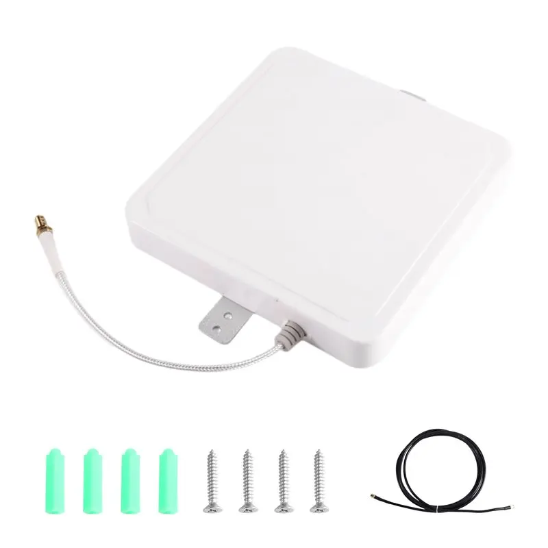 B50B-UHF RFID 7Dbi Filing Cabinet Antenna 165X165x20mm 902-928Mhz IP65 For Retail Asset Management With 3 Meters Cable,