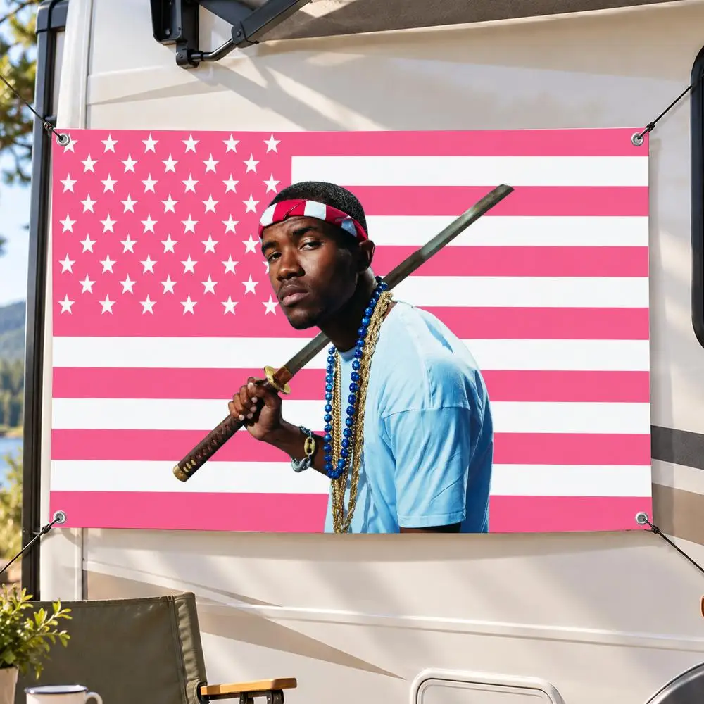 Music RNB Artist Frank Ocean Flags Decorative Flag Banner Indoor Outdoor Garden Yard Patio Party Camping Wall Decor Gift