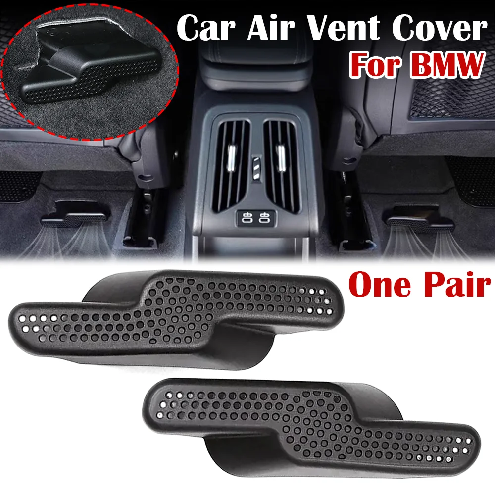 

1Pair Car Air Vent Dust Cover Prevents Blockage For BMW X1 F48 2017 2018 2019 2020 2021 2022 2023 Under Seat Vent Protector