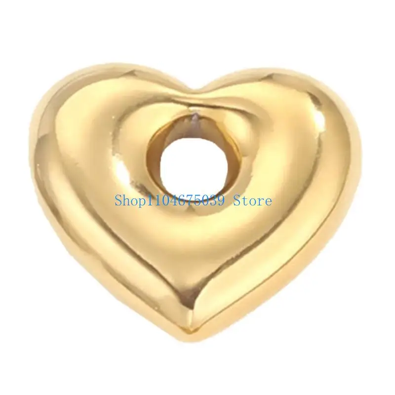 

5asd Сердце Звезда Шарм Нержавеющая Сталь Бусины-разделители DIY Изготовление Ювелирных Изделий Брелок Ремесла