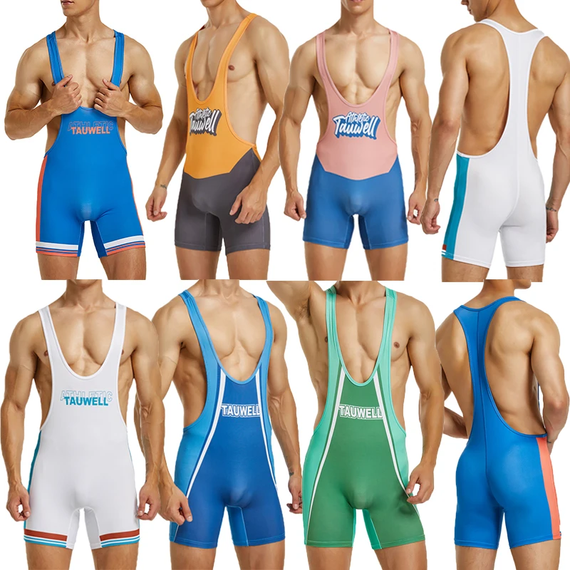 Mens Undershirts Sheer Slip Casual One Piece Underwear Fitness Wrestling Singlets Bodysuits Shirts Jumpsuits Seamless Rompers