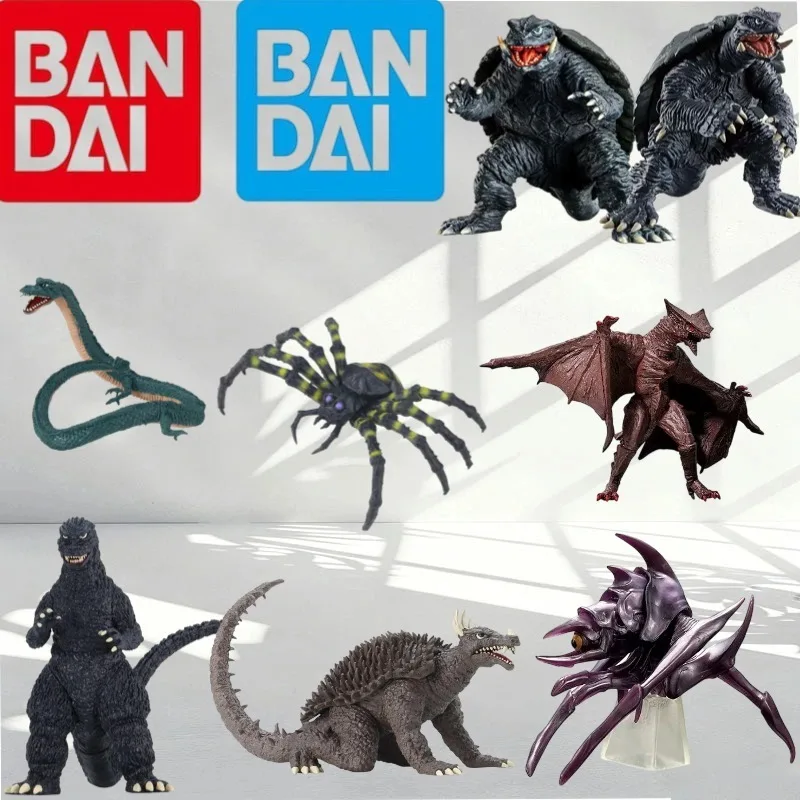 Genuine Bandai HG Gashapon Gamera Vol.1 & Godzilla Monster Attack Vol.2 Mini Capsule Figure Kaiju Monster Model Toy in Stock
