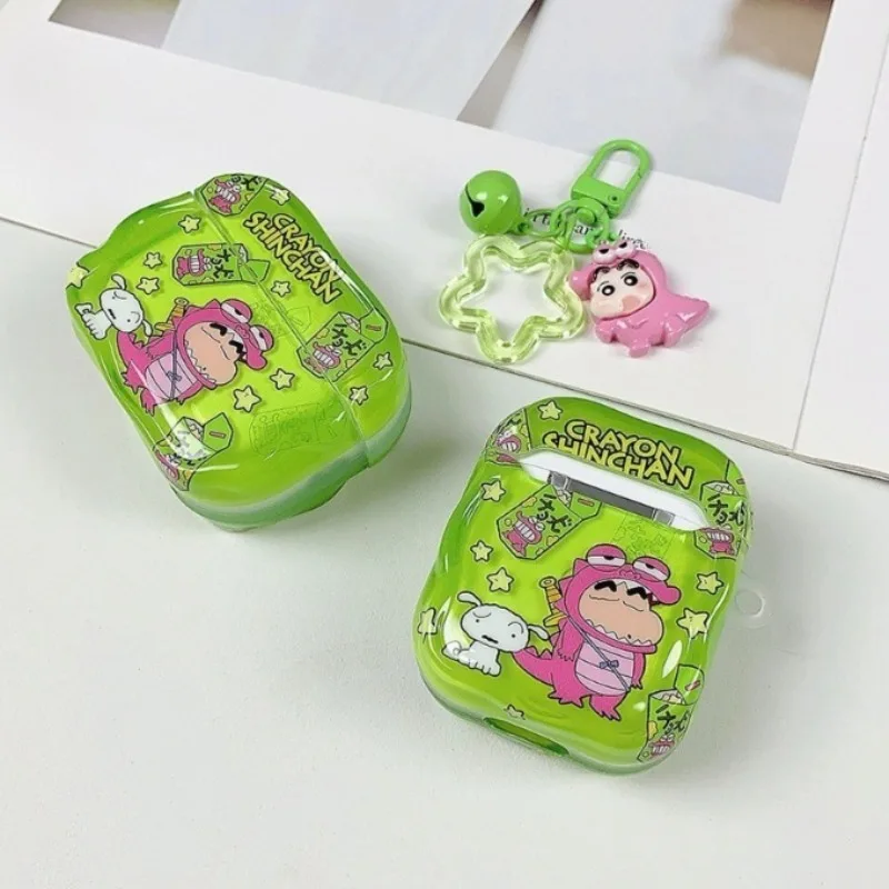 

Crocodile Crayon Shin-chan Pendant Cover Headphone Cases Shin-chan Earphone Case Pendant for AirPods Pro 2nd Pro3、4、1、2、3