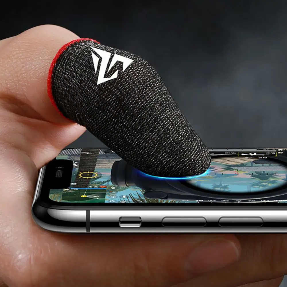 滑り止めの携帯電話グローブ,指先の滑り止め,タッチスクリーン,指の袖,通気性,ゲーマー向け