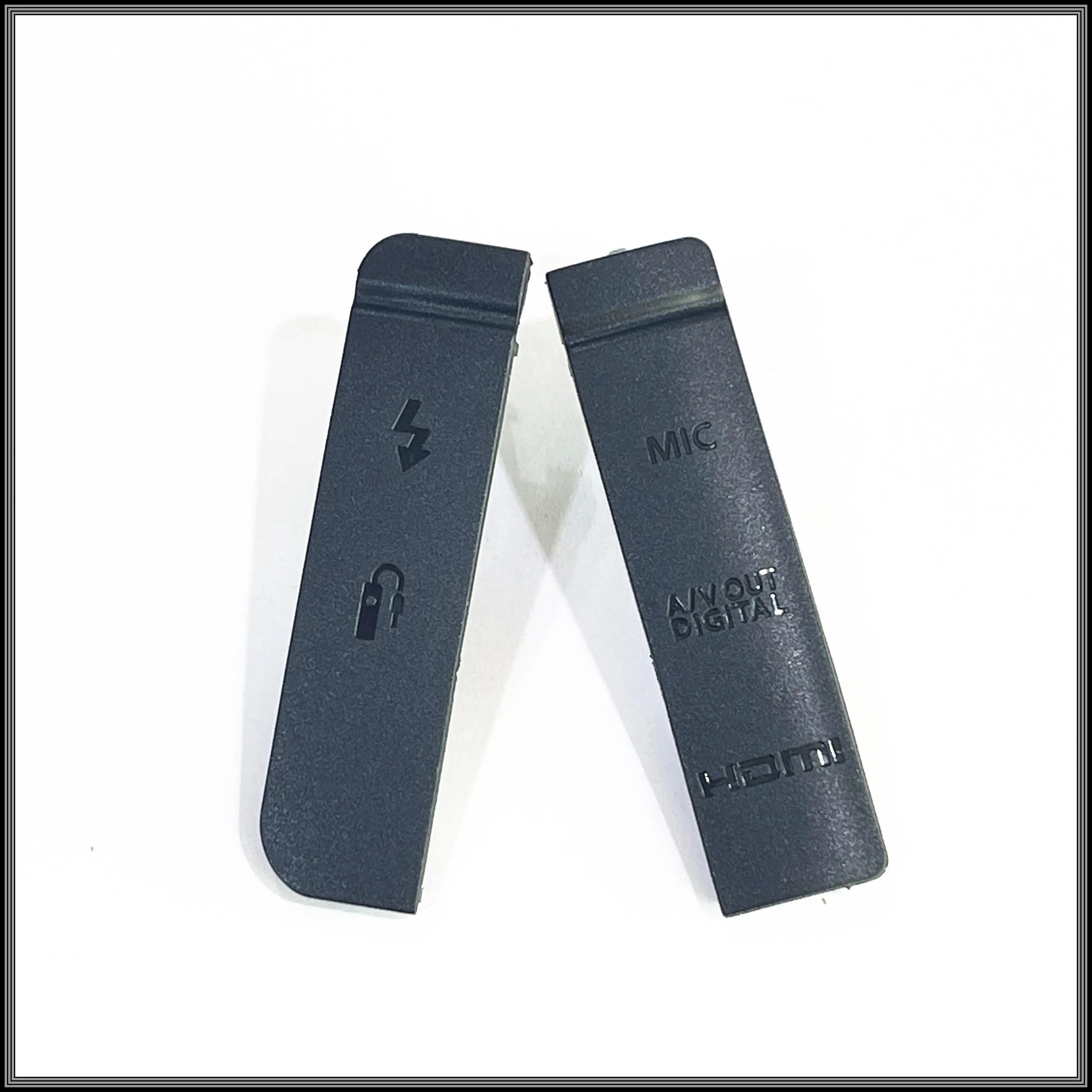 Nova alta qualidade novo usb/hdmi-compatível dc entrada/saída de vídeo capa inferior da porta de borracha para canon eos 7d peça de reparo da câmera digital