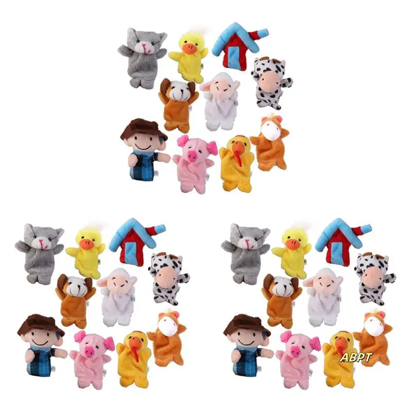 Alte Macdonald Farm Animals Finger Kinder bevorzugen 30 Stück