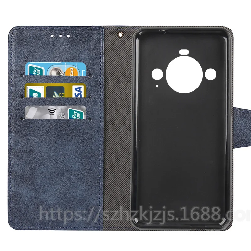 For Blackview BV9300 Pro case Metal Buckle retro Leather Back Case for Blackview BV9300 Pro Cover Accessories