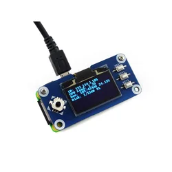 Raspberry Pi 1.3inch OLED Display HAT SPI/I2C Interface 128x64 Pixels
