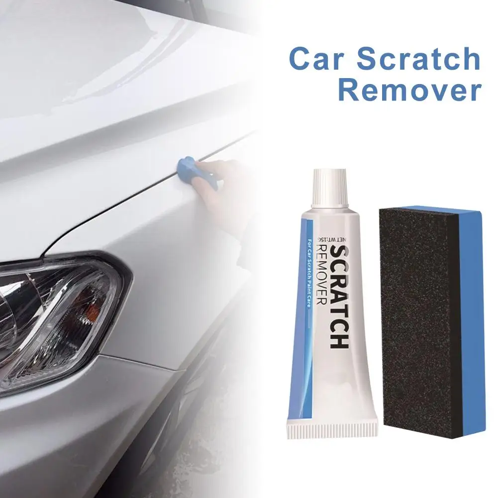 

Car Scratch Remover Car Polishing Paste With Sponge Paint Paint Car Smooth Body Broken Scratch Body Care Remove Repair Car A0K7