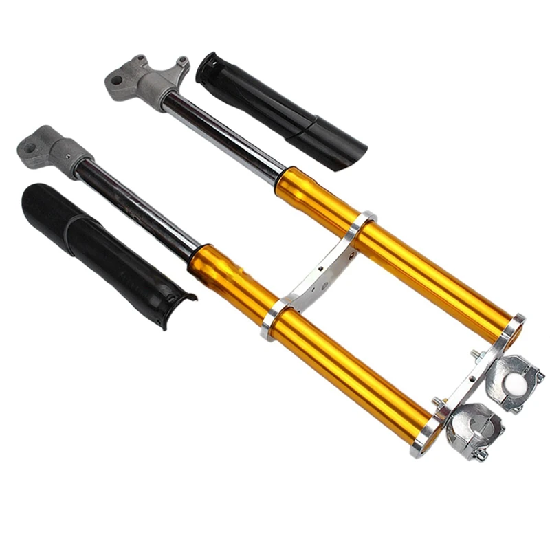 

2X 2 Stroke 49CC Motorcycle Front Fork Shocker For Mini Triple Dirt Pit Pro Trail Bike