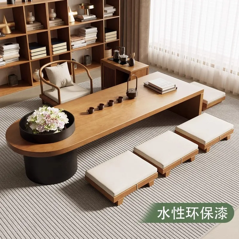 Japanese tatami  table zen  table balcony table bay window sitting low