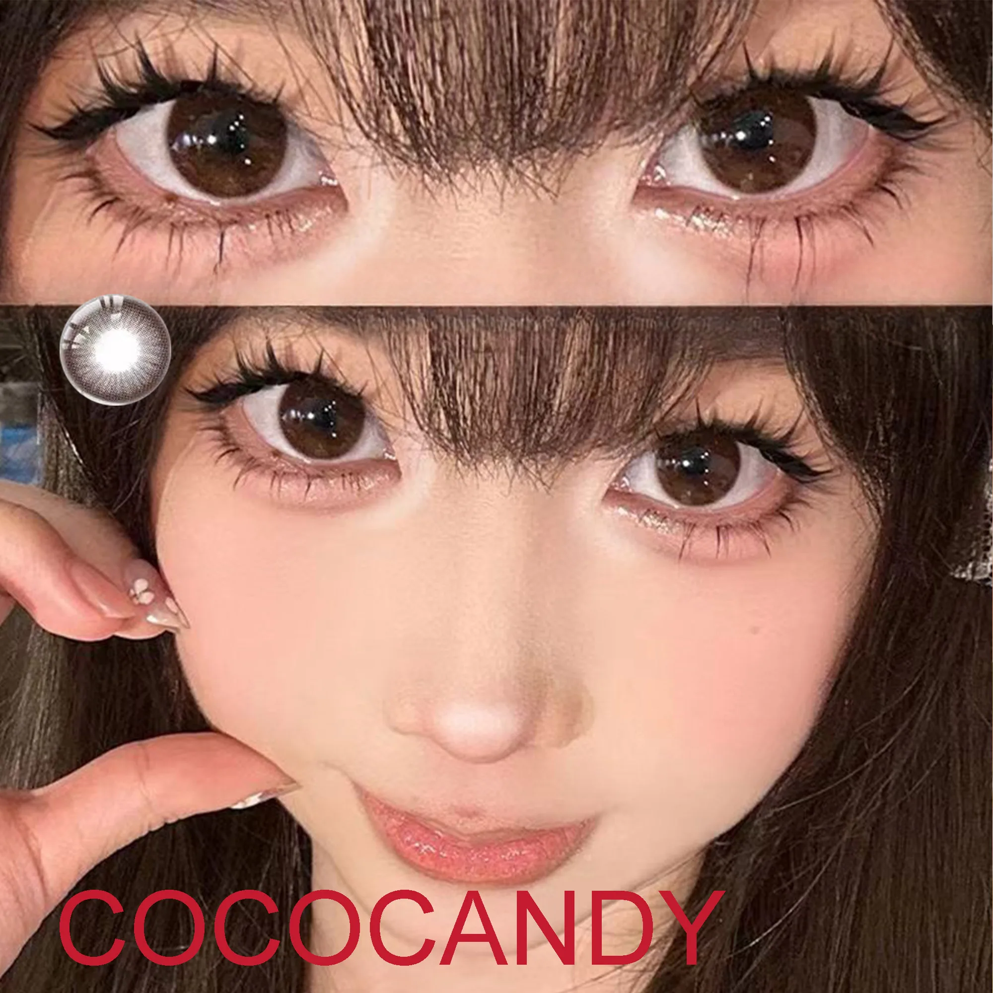 14.20mm Soft Contact Lens for Eyes Cosmetic Black and Chocolate Women Men Accessories  линзы для глаз цветные Cococandy