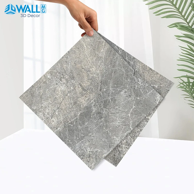 

Отклеиваемая напольная плитка 30х30см, самоклеящаяся водонепроницаемая виниловая полов с мраморным узором, подходит для гостиной, спальни.