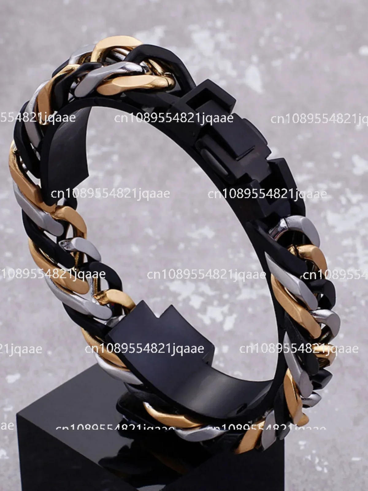 2024 New Original Customization Titanium Steel Characteristic Bracelet Trend Retro Ins Simple Couple Colored Wrist Accessory