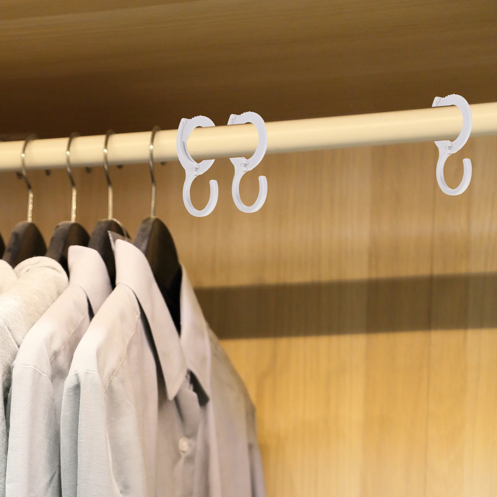 

25Pcs Hooks Heavy Duty No-Drill Closet Kitchen Organizer Multifunctional Windproof Anti-Slip Space Saving