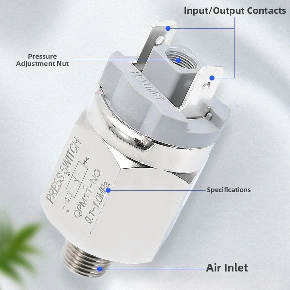 Pneumatic Part Pressure Switch Controller Pressure Switch Controller Adjustable Diaphragm Setting Straightforward Installation
