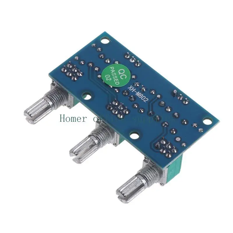 K43B HIFI Amplifier السلبي لوحة لهجة Treble Bass Volume Control Boyp Phreamp 2.1ch