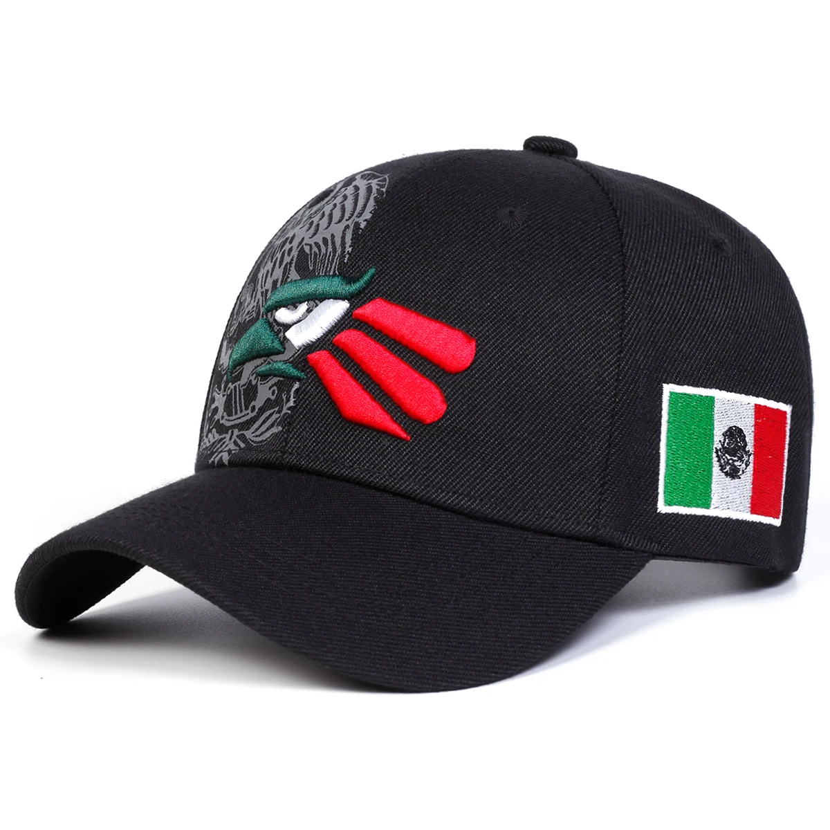 Unisex Adler Stickerei Baseball Caps Frühling und Herbst Outdoor Einstellbare Casual Hüte Sonnenschutz Hut Sport Kappe – Detail 2