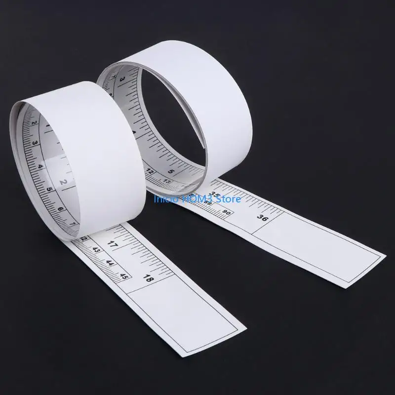 A5YD Adhesive Meter Measure Tape Vinyls Rule For Sewing Machine Sticker Small