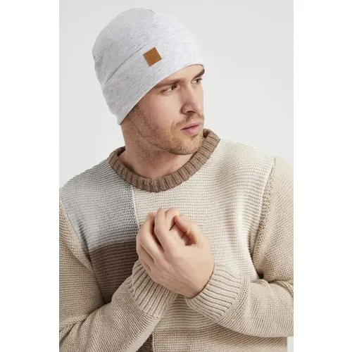 Butikgiz Male Young Melange Hat Beanie-Sports Casual Cotton Handmade Domestic Production Difference