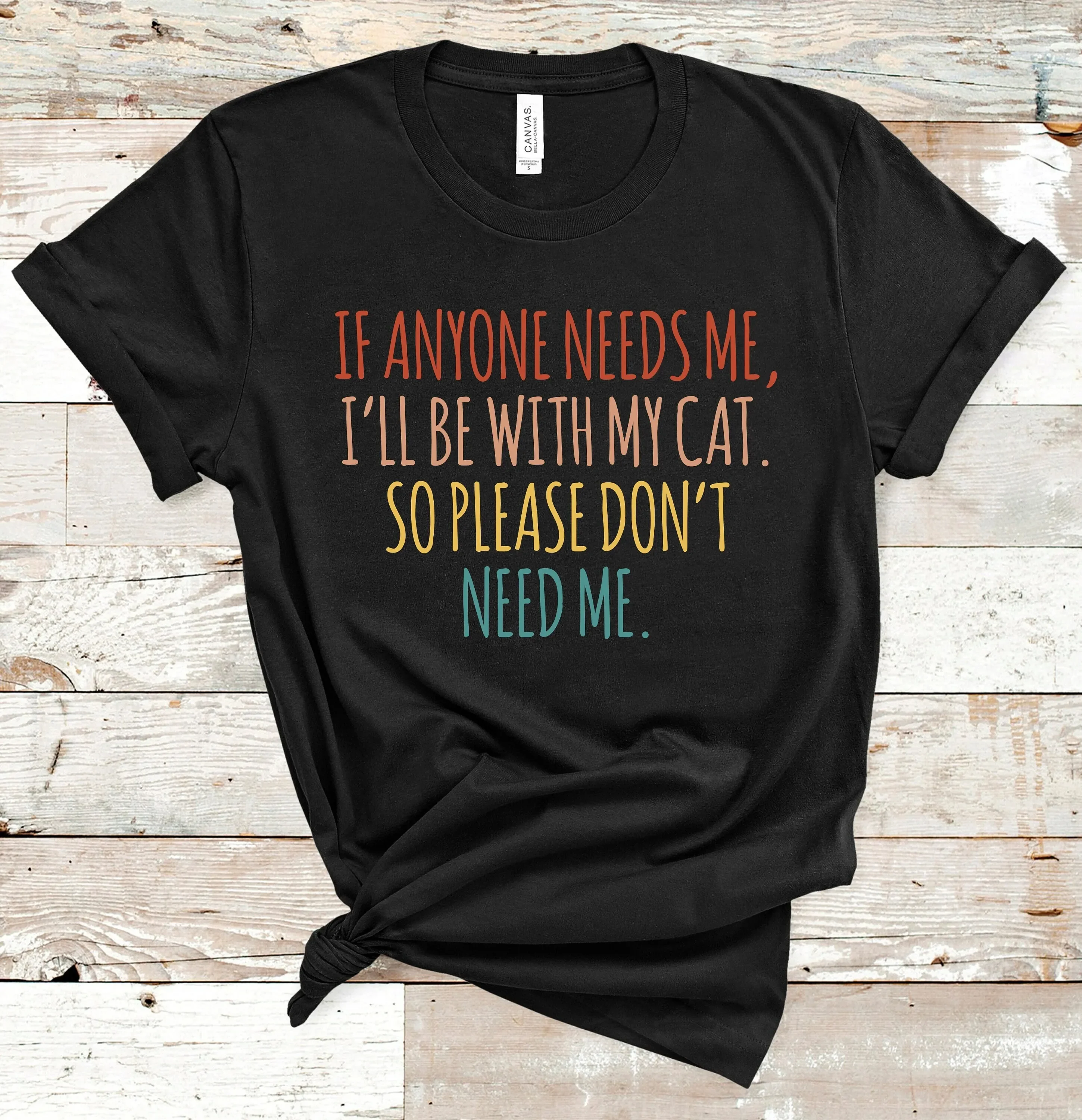 

Cat Lover Shirt, Funny Cat Owner T-shirt Gift