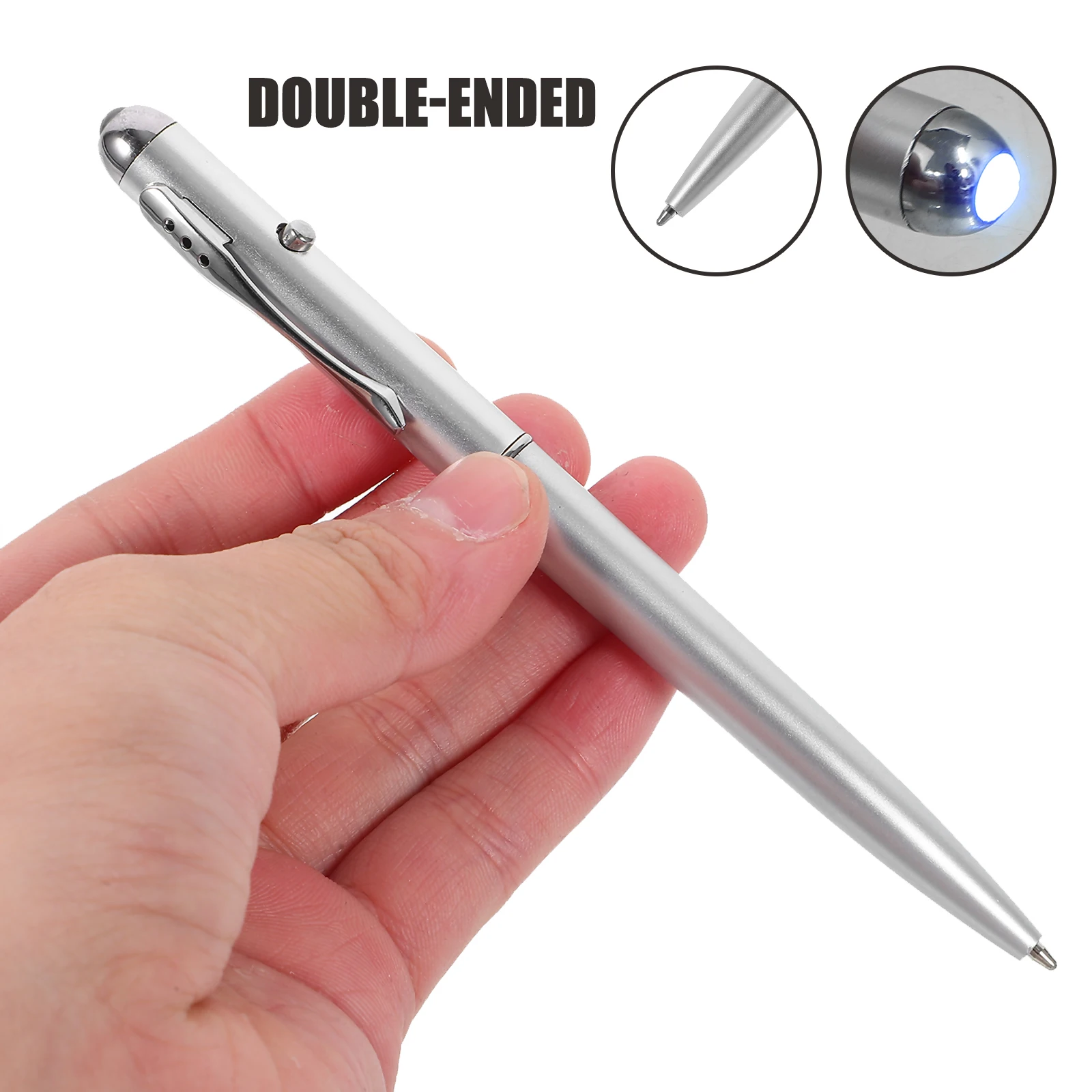 

3pcs Pen Invisible Ink Fake Currency Detection Tool Steel Invisible Ink Pen Uv Light Tool Cash Gel Pens